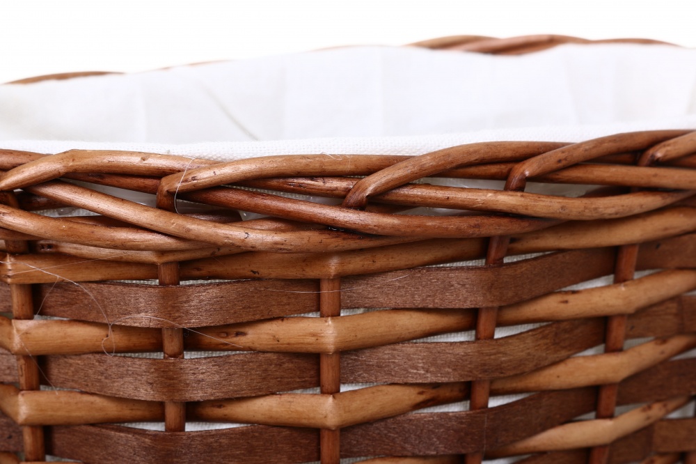 Кошик плетений з текстилем 23х15х16/30 см RL24-55T-3