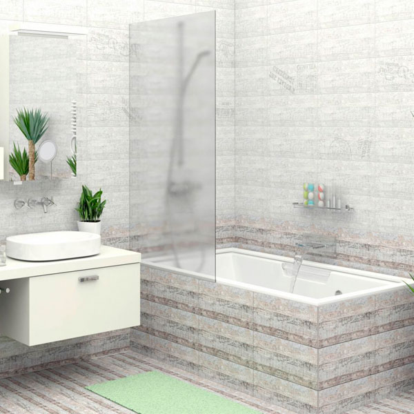 Плитка Карпатская керамика Кани темная 200х500 мм