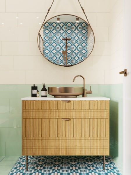 Плитка Golden Tile Arcobaleno м’ятний 9МL051 20x50 new . 