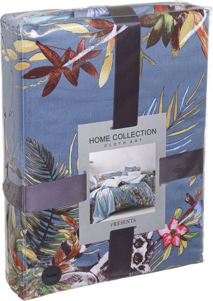 Комплект постільної білизни Bright jungle сімейний різнокольоровий 