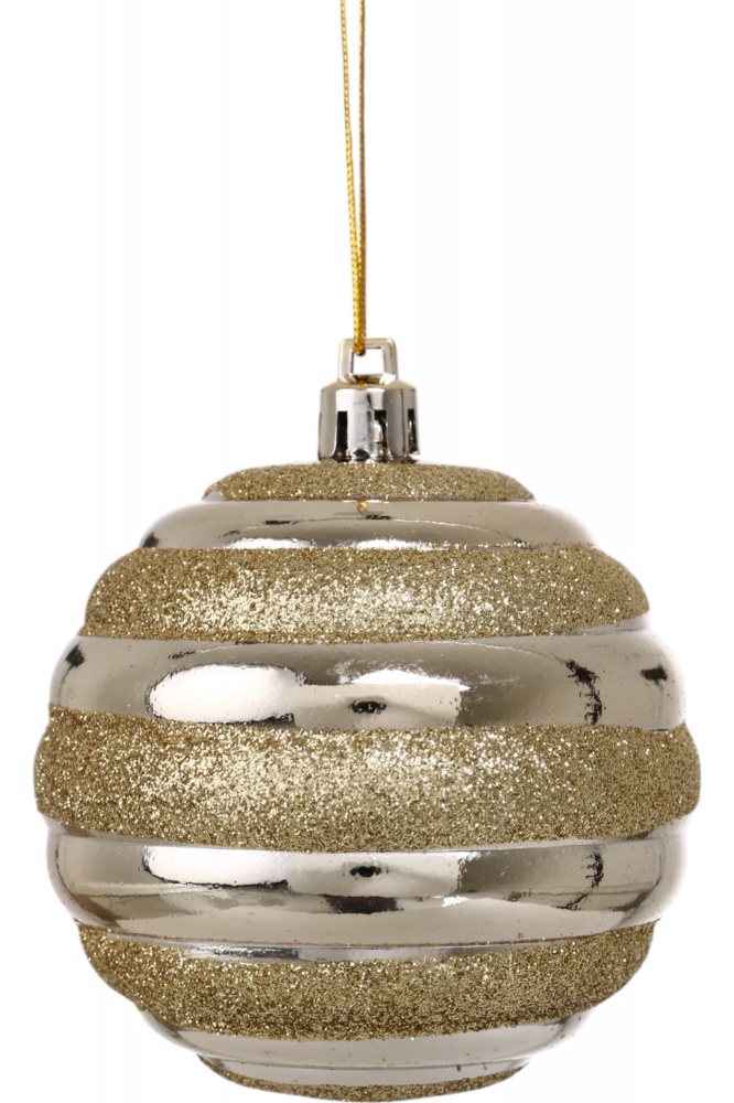 Набір ялинкових куль EPI-N4/8025ABYS d 80 мм 25 шт./уп.