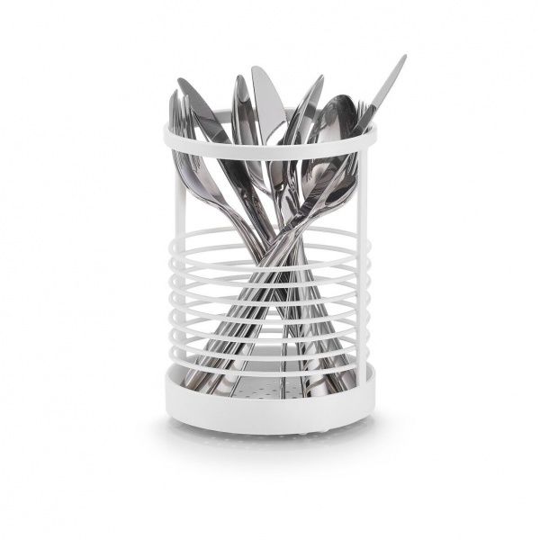 Держатель для кухонных принадлежностей металл белый Ø12x17 см 27390 Zeller