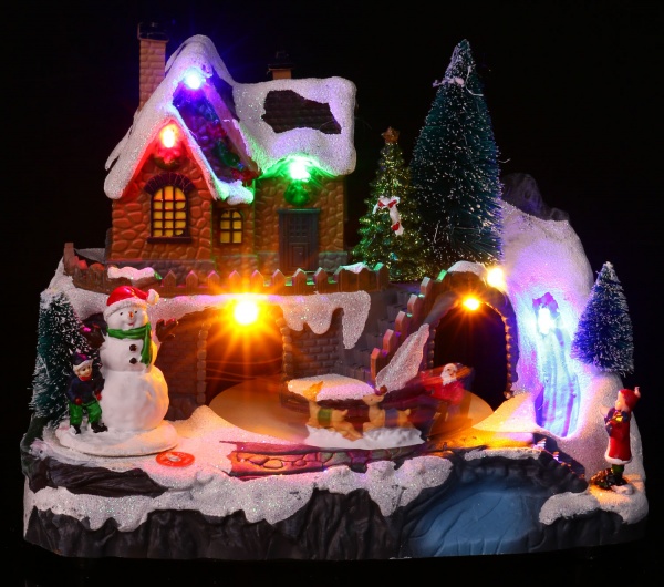 Декорація новорічна з підсвіткою ACJ000320 в асортименті світлодіодна (LED) 17 см 