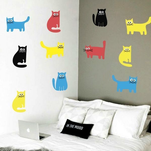 Декоративная наклейка Zatarga Коты 1 Z180036 39x45 см
