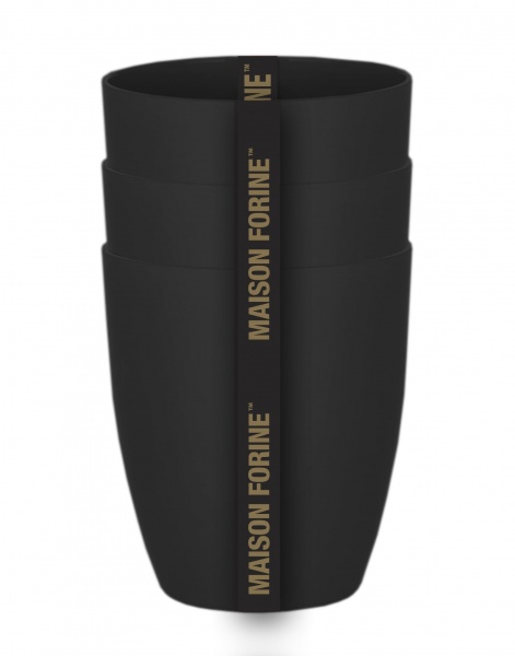 Набор стаканов Culinaria Black 370 мл 3 шт. Banquet 