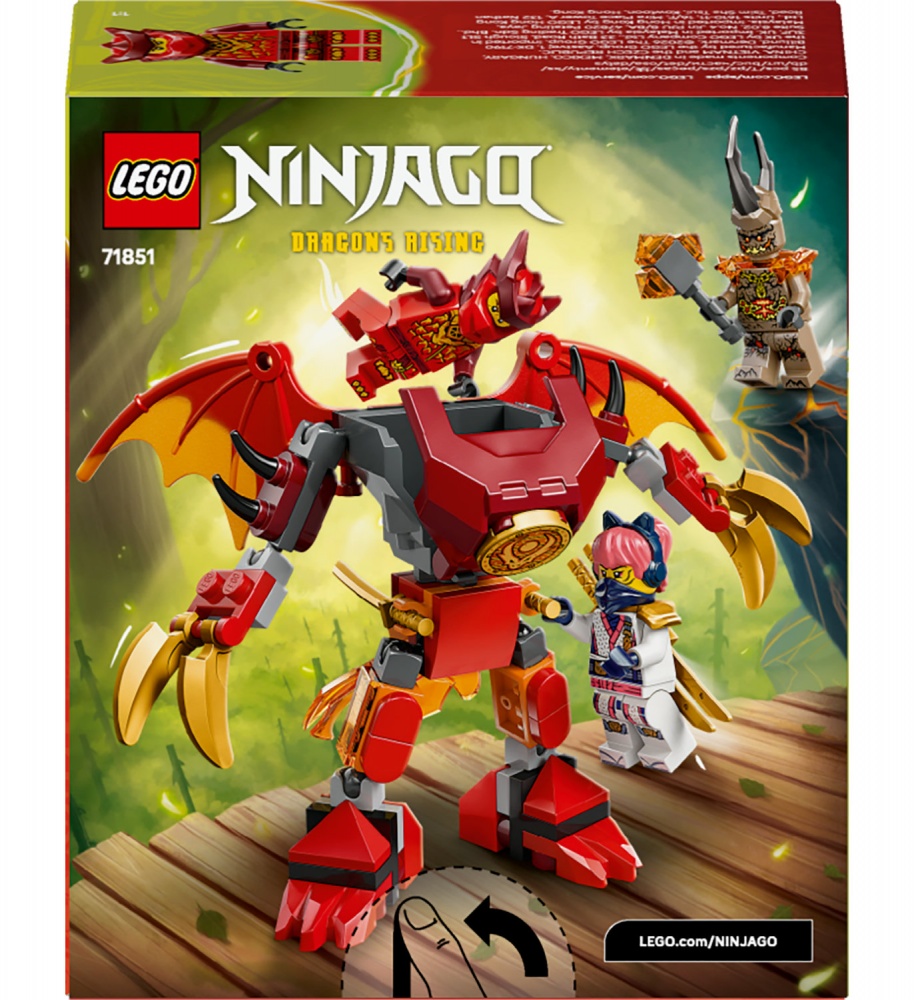 Конструктор LEGO NINJAGO Боевой набор работа Дракона Кая 71851