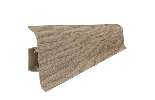 Плінтус ПВХ VOX Smart Flex 550 іроко 21x55x2500 мм 