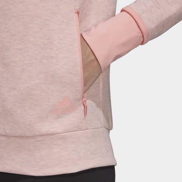 Джемпер Adidas W VER FZ HD FI4765 р. XL рожевий