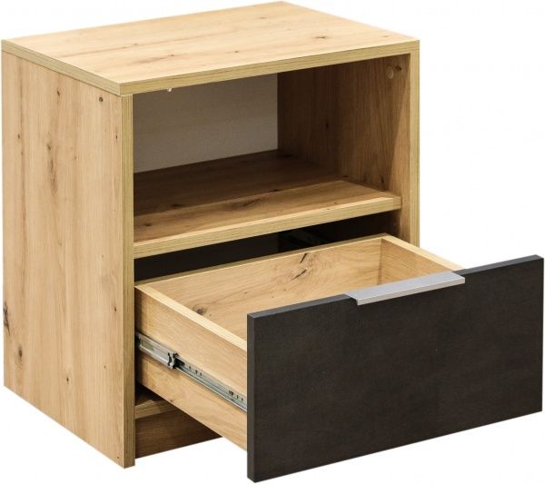 Тумба прикроватная Матера 440х354х490 мм дуб артизан/матера 