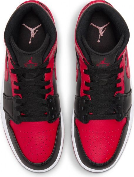 Кроссовки Nike Air Jordan 1 Mid 554724-074 р.9.5 красный