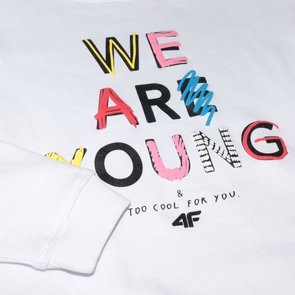 Джемпер 4F HJZ20-JBLD003-10S р. 140 білий