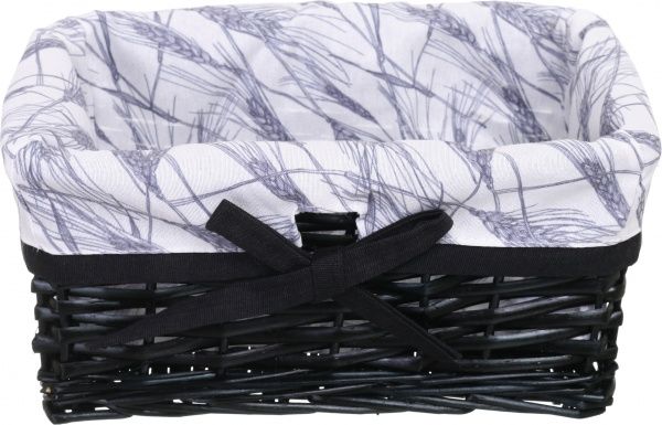 Корзинка плетеная Tony Bridge Basket с текстилем 28х20х12 см HQN20-3AB-5 