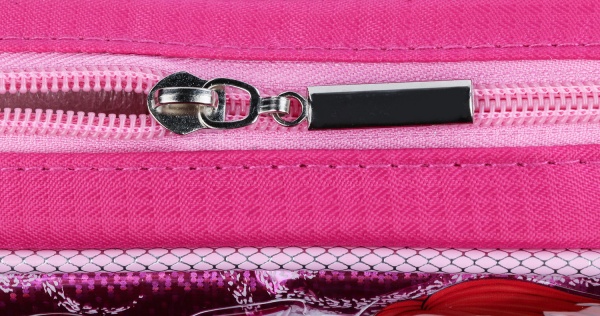 Пенал с карманом Billie розовый