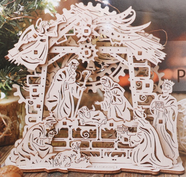 Дерев'яний 3D-конструктор UGEARS Різдвяний Вертеп