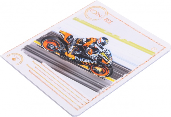 Тетрадь школьная 24 листа в линию УФ-лак в ассортименте