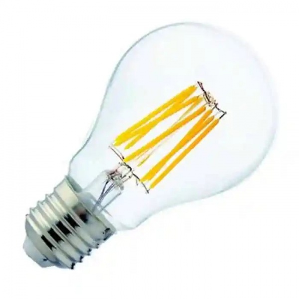 Лампа светодиодная HOROZ ELECTRIC Filament Globe A60 10 Вт E27 2700 К 220 В прозрачная 001-015-0010-010 