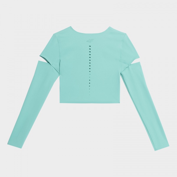 Футболка 4F LONGSLEEVE FNK 4FAW22TFLOF107-35S р.S бирюзовый