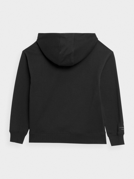 Джемпер 4F SWEATSHIRT M0825 4FJSS23TSWSM0825-20S р. 128 чорний