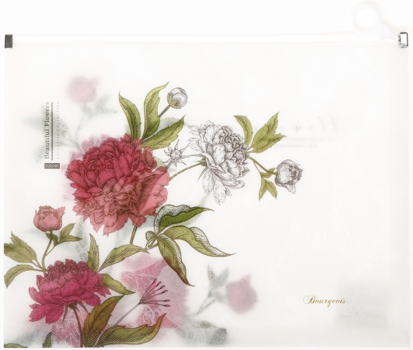 Папка с пластиковой застежкой А4 P0085 в ассортименте Bourgeois 