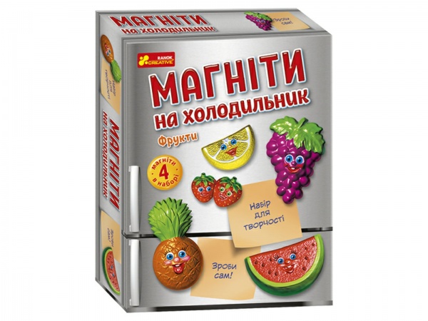 Набір для дитячої творчості Ranok Creative Магніти на холодильник Фрукти 487202