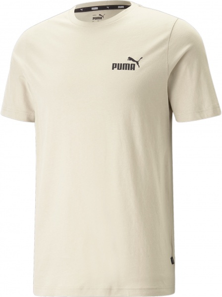 Футболка Puma ESS SMALL LOGO TEE (S) GRANOLA 58666985 р.S бежевый