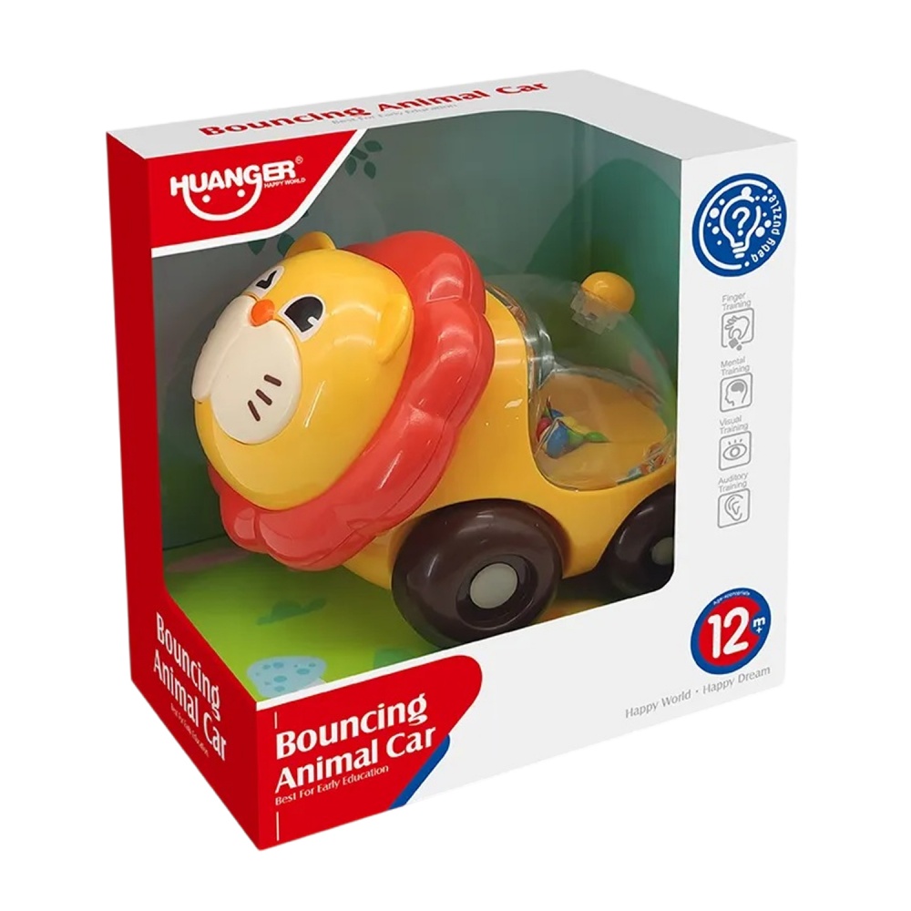 Игрушка-каталка Shantou Лев с шариками HE8057