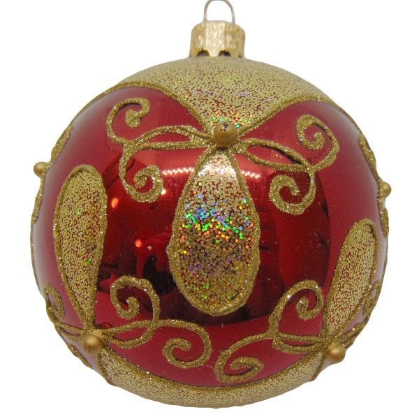 Шар новогодний d80 капля 