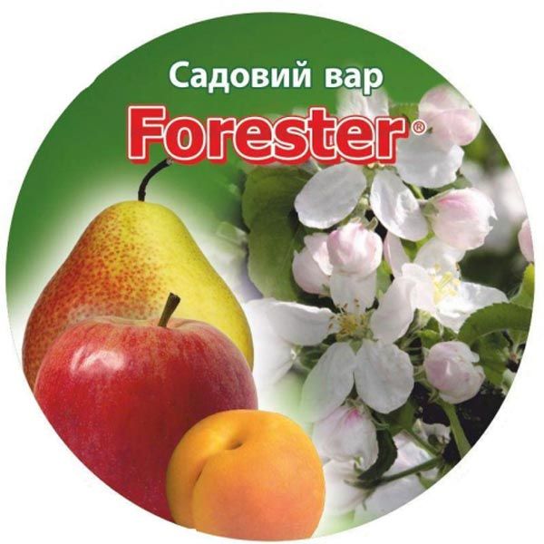 Садовый вар Forester желтый 0.1 кг