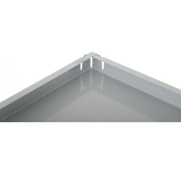 Полиця (АППОЛО) металева 800х400 мм Ral 7030, світло-сірий