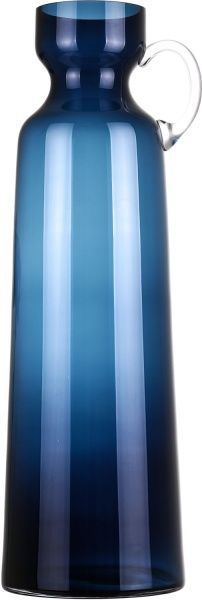 Ваза скляна синя 70х22 см Wrzesniak Glassworks