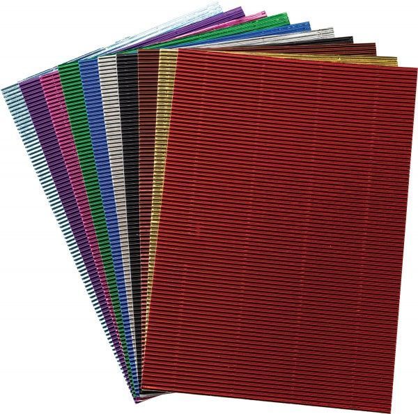 Гофрокартон металізований Metallic А4 10 кольорів Centrum