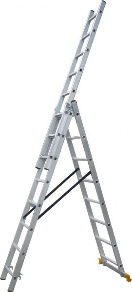 Лестница 3-секционная универсальная Burmaster AL-BL-308 3х8 