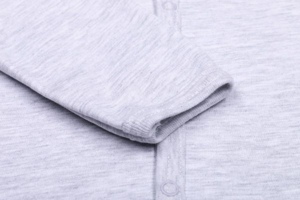 Боді дитяче для хлопчика Татошка р.74 сірий меланж м14251смл 