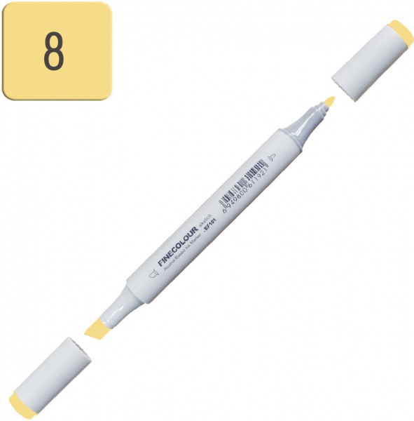 Маркер спиртовий FINECOLOUR Junior EF101-8 жовтуватий 