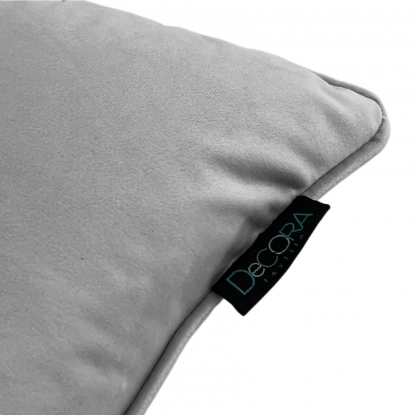 Подушка декоративная VELOUR 40x60 см стальной Decora textile 