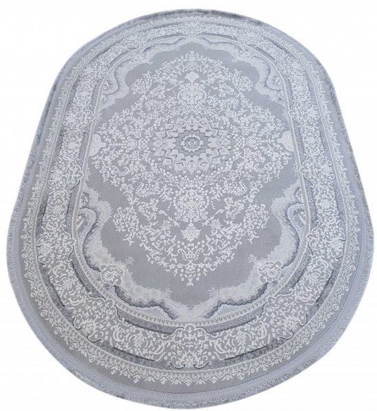 Ковер Karmen Carpet GALERIA GL040G GREY/GREY 160x230 см O 