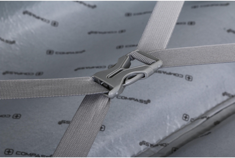 Валіза Compass №XY007 L 93 л синій 70x46x29 см