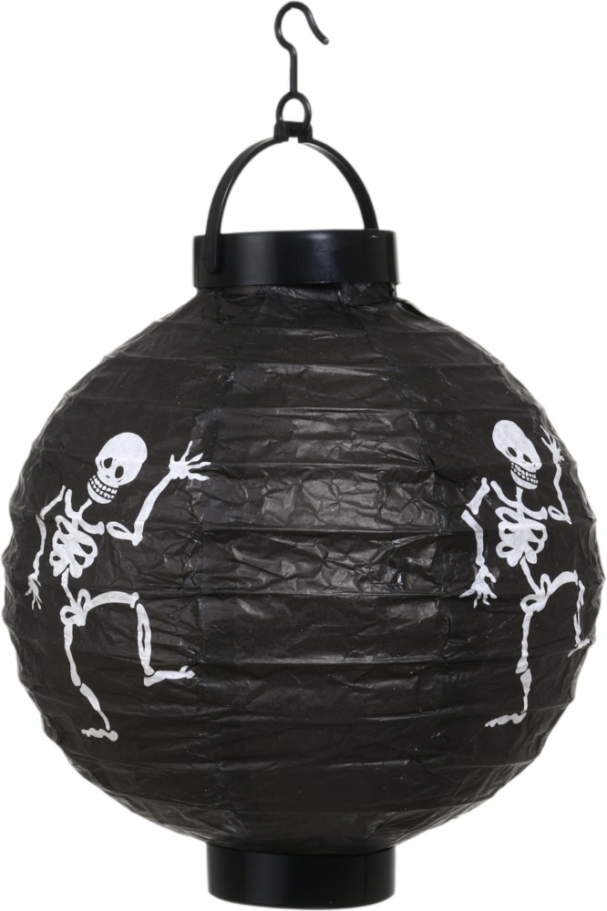 Декор для Хэллоуина Фонарик с рисунком светодиодный в ассортименте