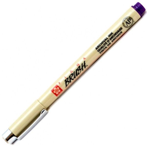 Линер-кисть PIGMA Brush Sakura фиолетовый 