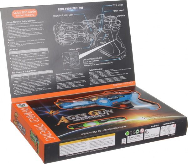 Набір зброї іграшкової лазерний Laser guns A1469767/gr-bl