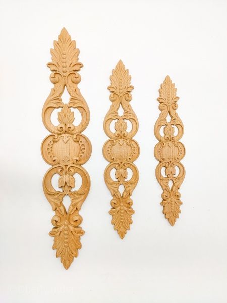 Декоративная панель деревянная вертикальная 1 шт. DV.29.60 54х250x6 мм 