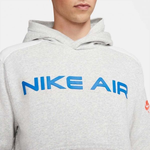 Джемпер Nike M NSW AIR PO FLC HOODIE DA0212-052 р. L сірий