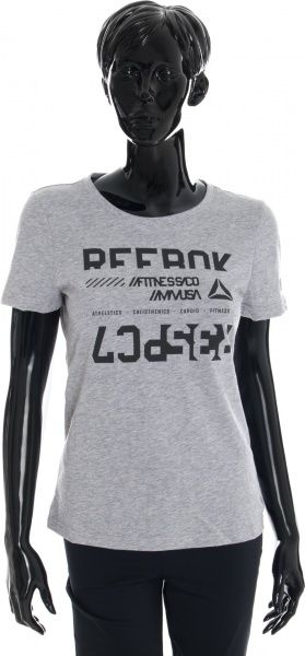 Футболка Reebok WOR CS TEE AY1922 M сірий
