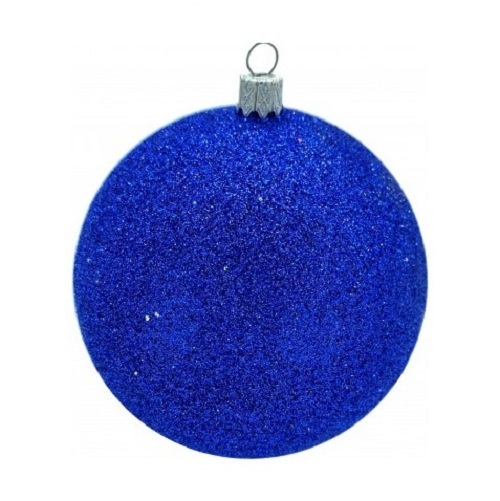 Шар новогодний D 70 синий