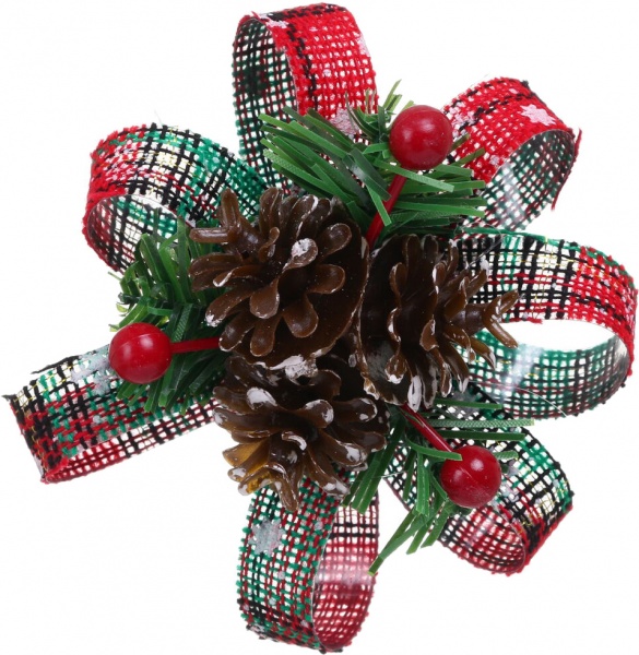 Набор подвесок Бантики 28х10.5 см 3 шт. зеленый NY21140