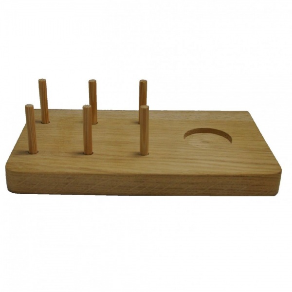 Подставка для тако (2 шт.) и выемками под соусники 14х22 см Tarkus