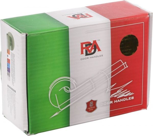 Ручка на розетке RDA Insert полированный хром