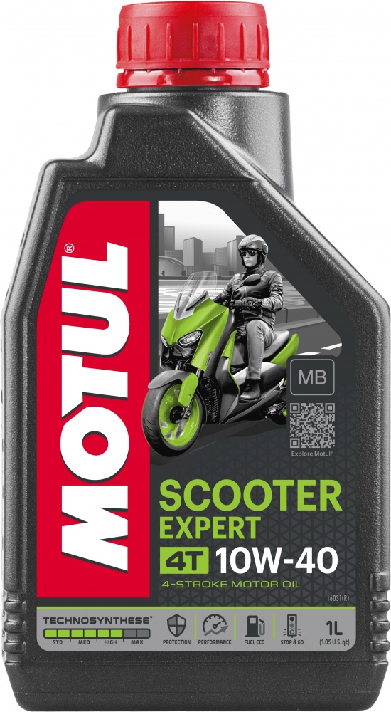 Моторное масло полусинтетическое Motul Scooter Expert 4T MB 10W-40 1 л (831701;105935)