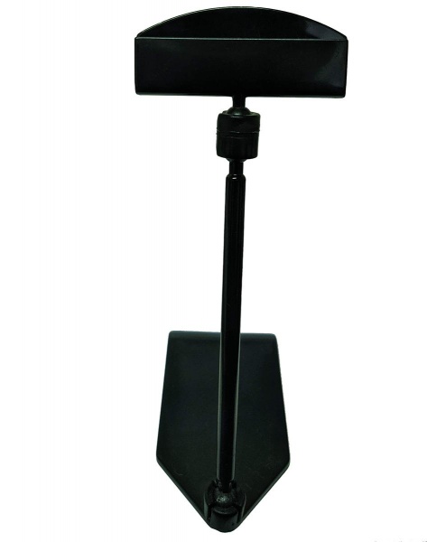 Цінникотримач на прямокутній підставці 100 мм чорний 5 шт. 