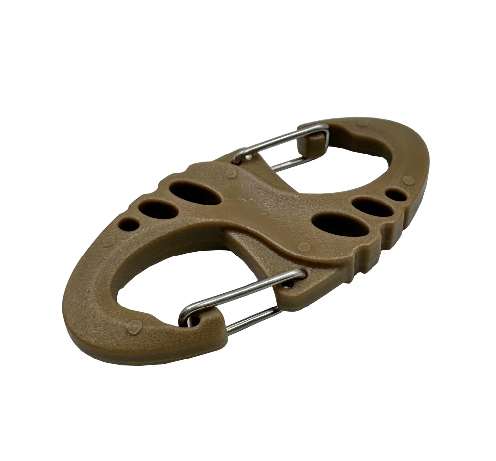 Карабін S-подібний 5 мм Системи Кріплення пластик 1 шт.